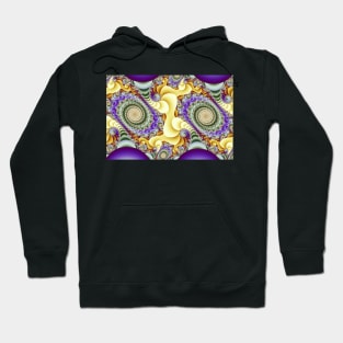 twin spirals Hoodie